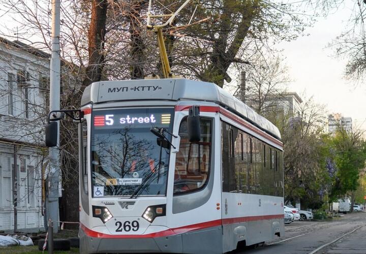 В Краснодаре два трамвая изменят схему движения на четыре дня