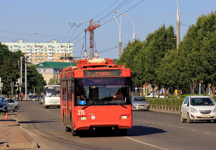 В Краснодаре на весь сентябрь изменили графики трех троллейбусных маршрутов