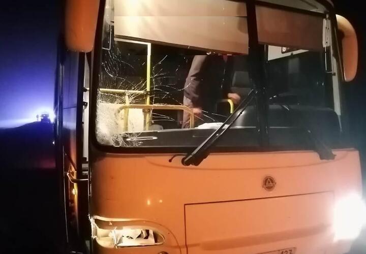 В Краснодарском крае автобус задавил женщину на трассе