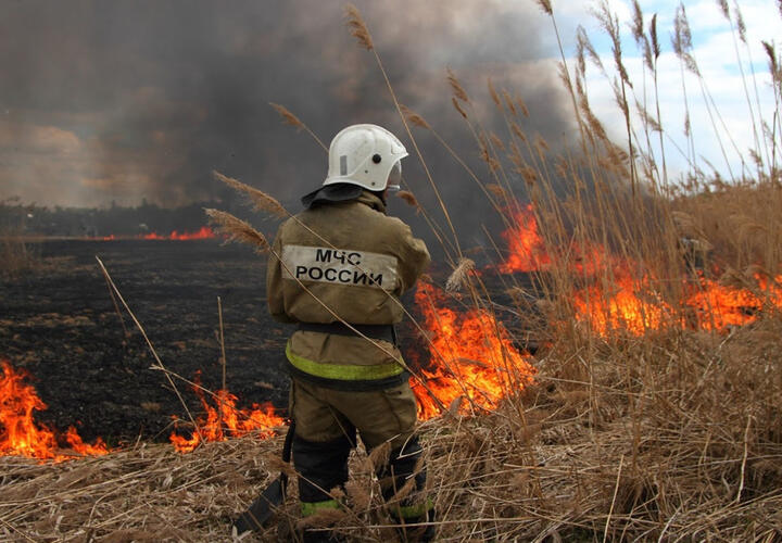 В преддверии зимы в Краснодарском крае сохраняется высокая пожароопасность