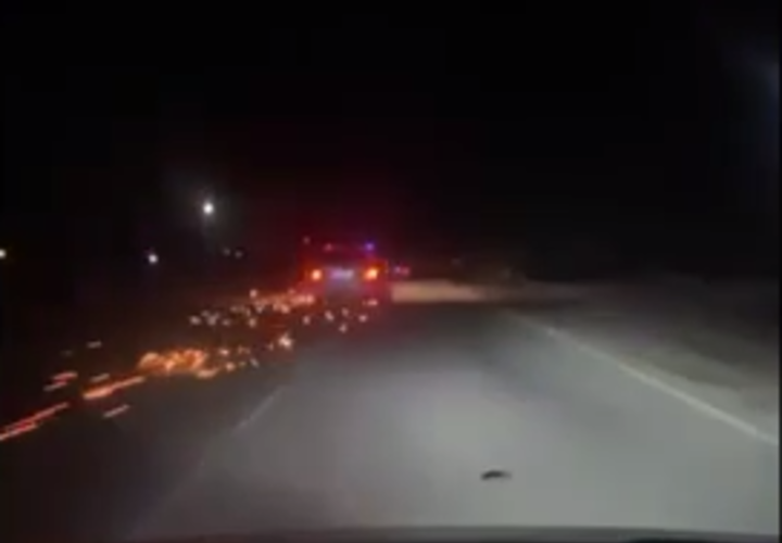 На Кубани пьяный водитель без прав уходил от погони на трех колесах