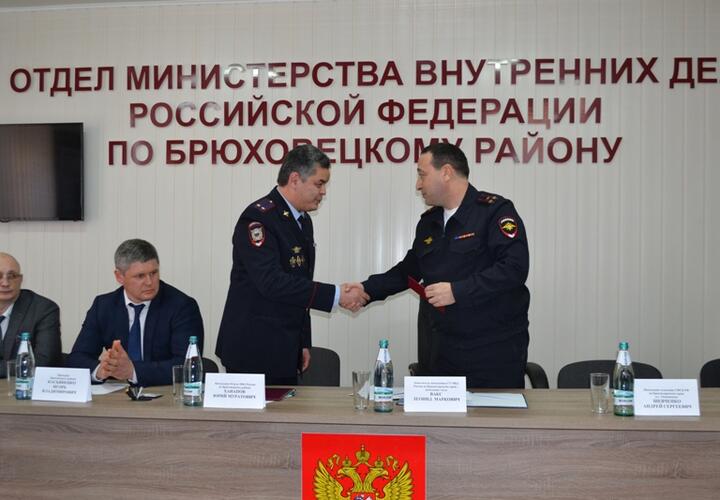 В Брюховецком районе Кубани назначили нового шефа полиции