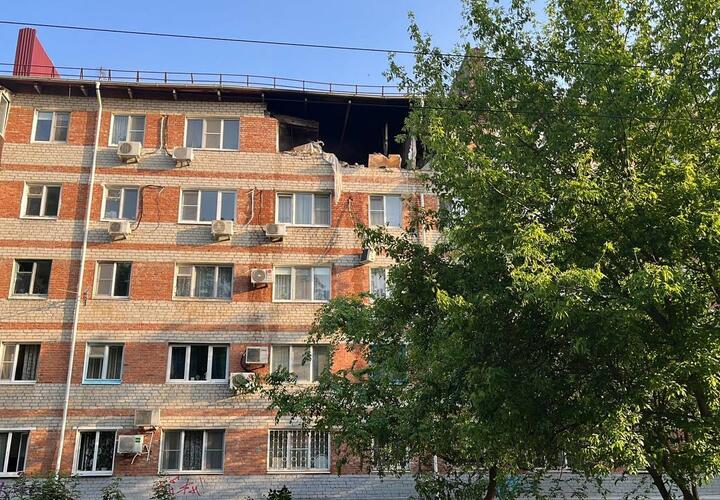 В Краснодаре в многоэтажном жилом доме произошел взрыв газа