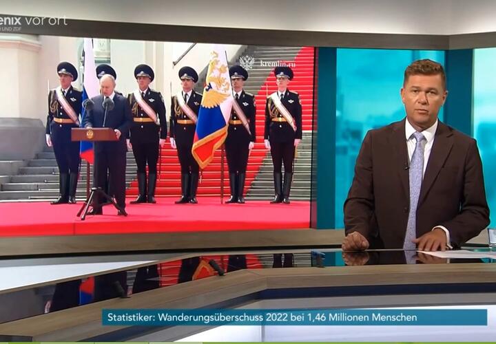 Главу МИД ФРГ на немецком телеканале неожиданно перебил президент России