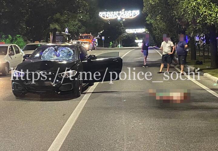 В Центральном районе Сочи пешеход погибла под колесами «БМВ»
