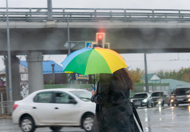 В Сочи в ближайшие часы ожидаются проливные дожди и сильный ветер