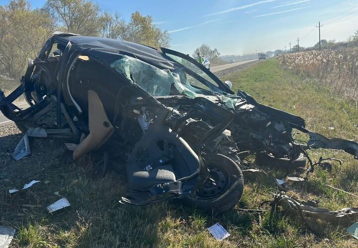 На Кубани страшное ДТП с «КамАЗом» унесло жизни трех человек