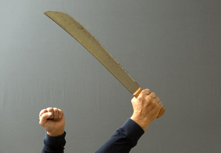 Не сносить головы: недовольный пациент поликлиники в Геленджике набросился на врача с мачете в руках