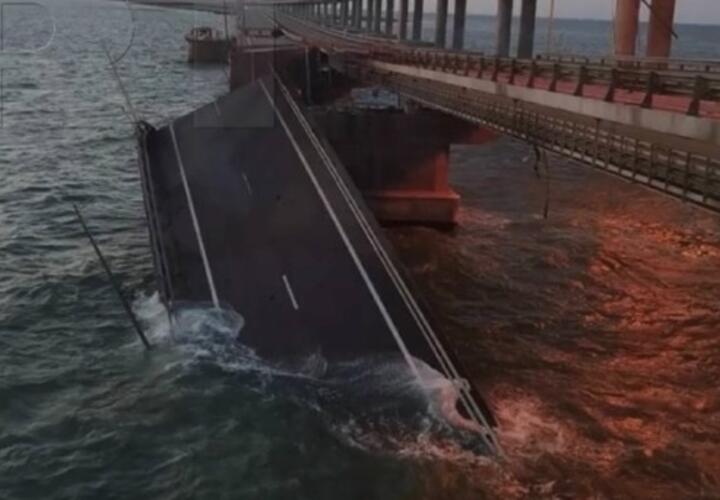 На Крымском мосту заменять два поврежденных пролета 