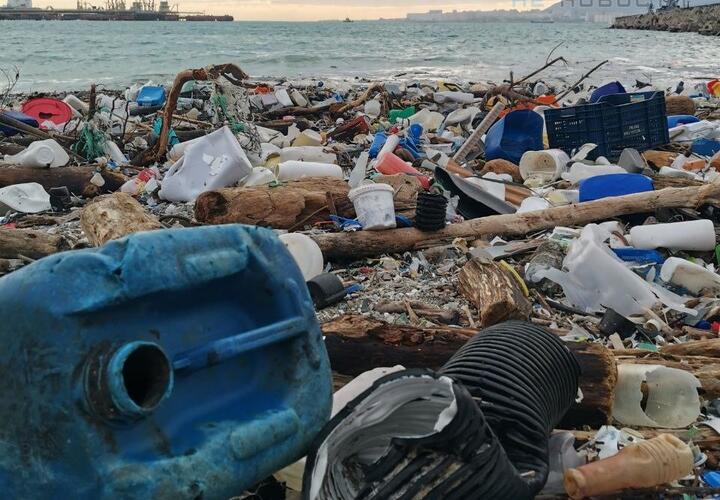 Волочаевский пляж в Новороссийске превратился в свалку