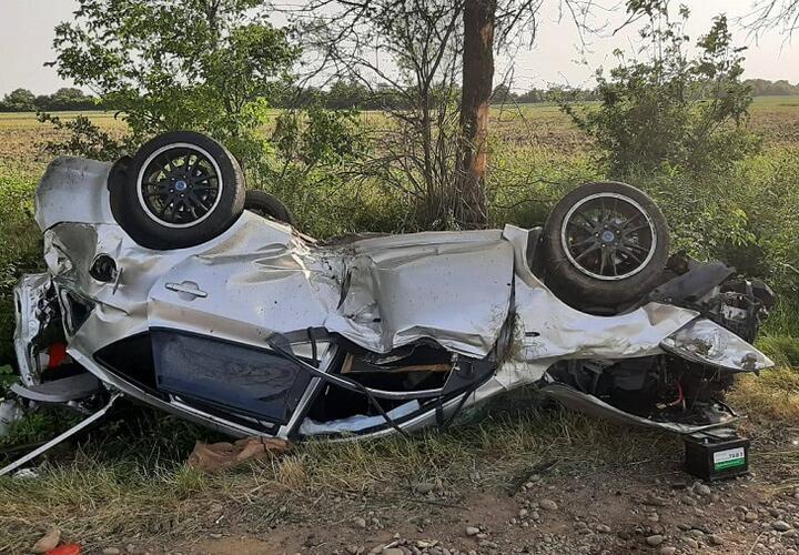 На Кубани водитель снял жуткие кадры смертельной аварии ВИДЕО