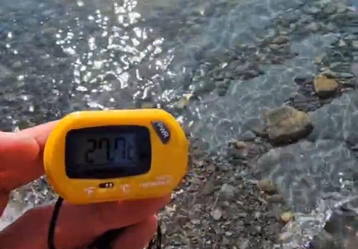 В Анапе зафиксировали 27 градусов тепла