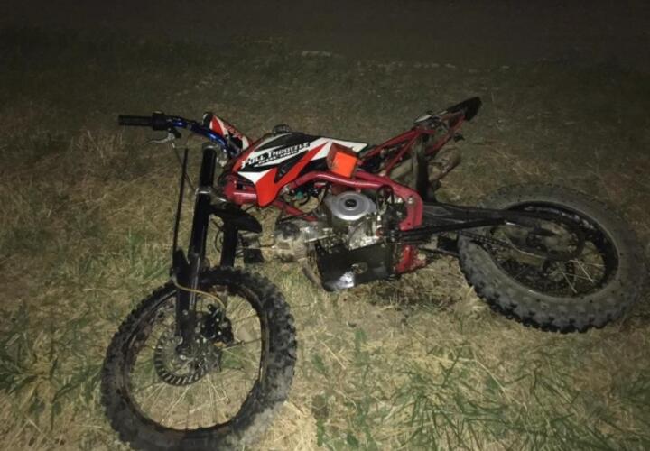 В Краснодарском крае разбился подросток на мотоцикле