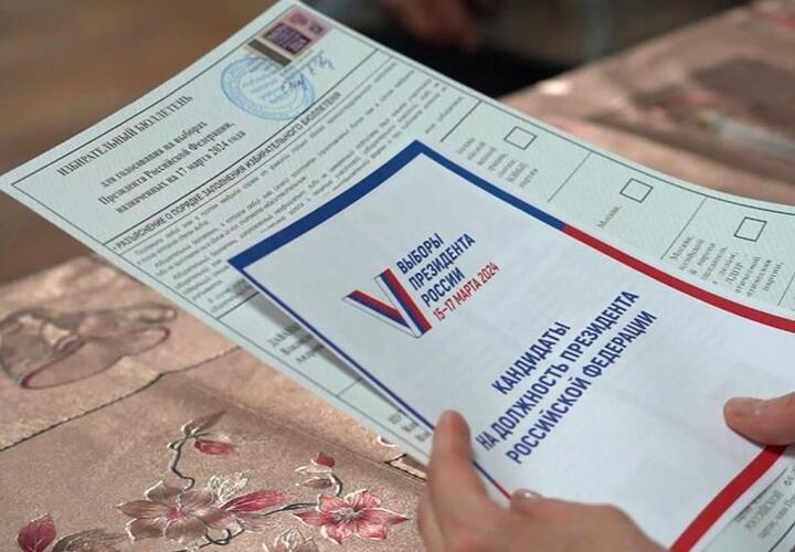 В поселке под Краснодаром избиратель похитил бюллетень, чтобы сделать из него картину