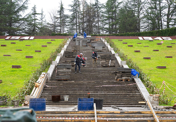 В Сочи началась реконструкция воинского мемориала в Завокзальном микрорайоне