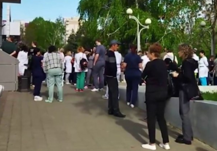 Из Детской краевой клинической больницы Краснодара эвакуировали людей