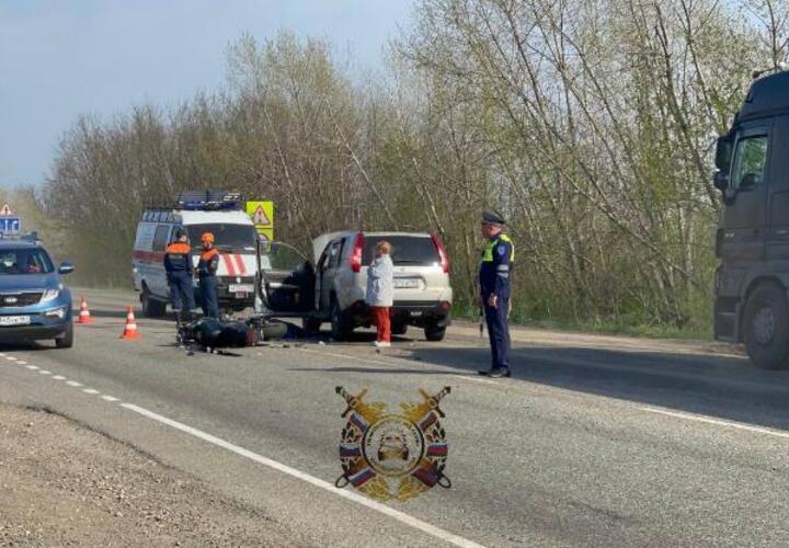 В Тихорецком районе Кубани погиб 32-летний мотоциклист