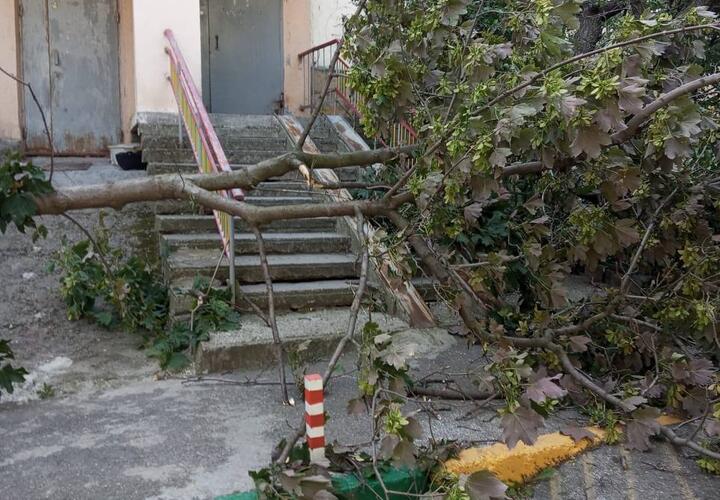 В портовом городе разыгрался шторм