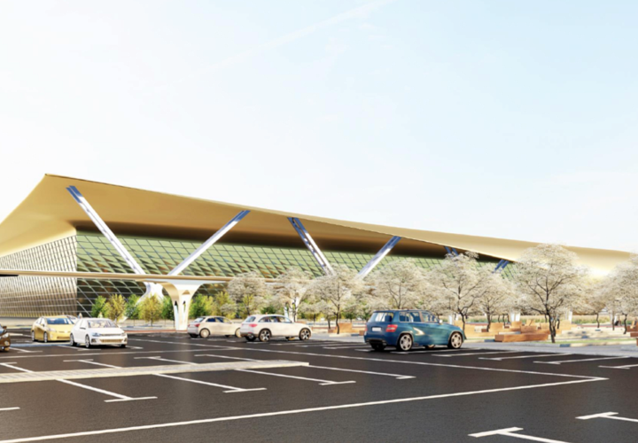 Показали как строится новый аэропорт Краснодара, который будет в 6 раз больше старого