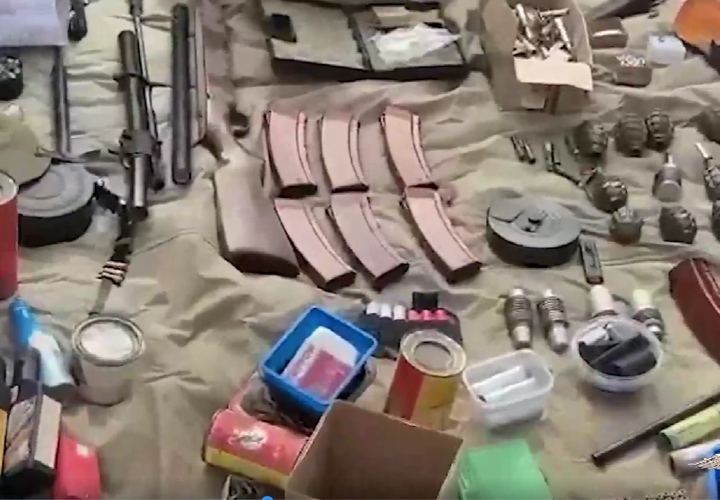 Кубанец хранил у себя в доме целый склад боеприпасов и оружия