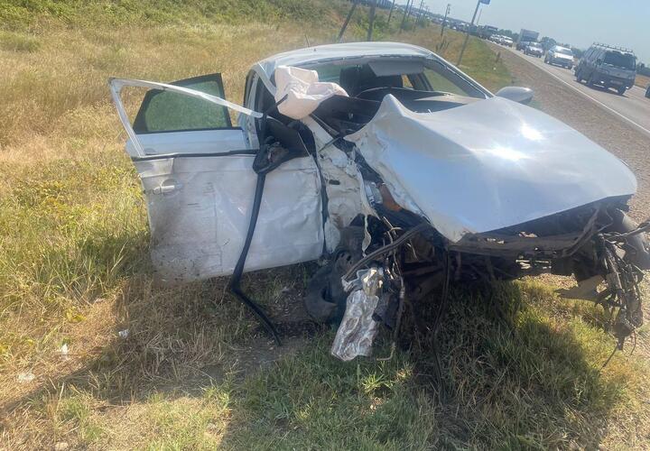 Женщина-водитель погибла, еще двое ранены в тяжелом ДТП в Усть-Лабинске