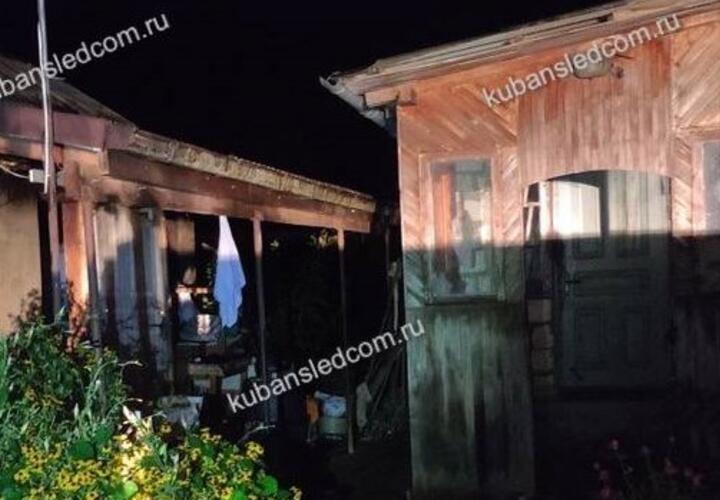 Найден труп женщины после пожара на летней кухне в Белореченском районе Кубани