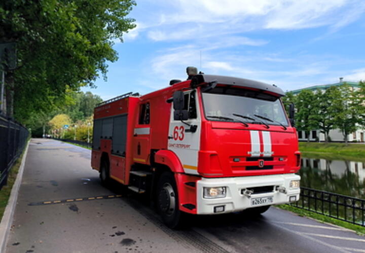 С ночи пожарные борются с крупным возгоранием в Ейском районе Кубани