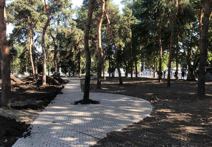 Стало известно, на какой стадии находится благоустройство сквера Гатова в Краснодаре