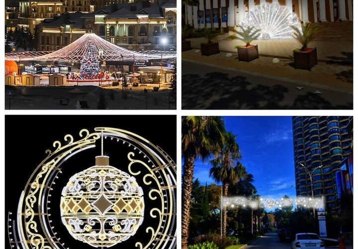 Как украсят Сочи к Новому году, рассказали в мэрии курорта