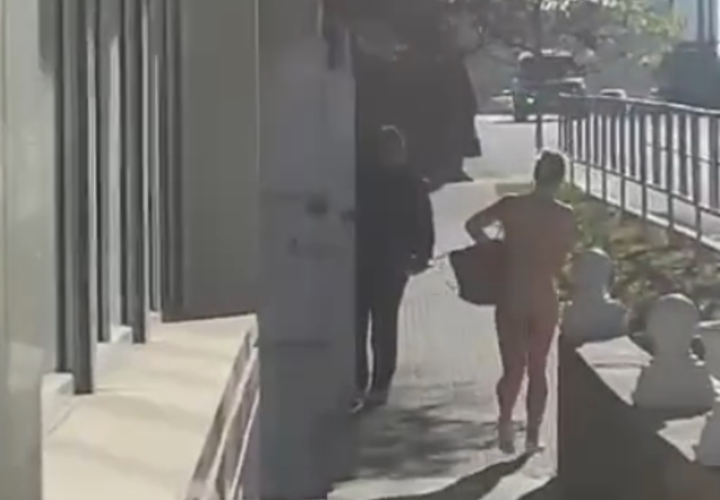 Абсолютно голая: девушка без одежды прогуливалась по Новороссийску