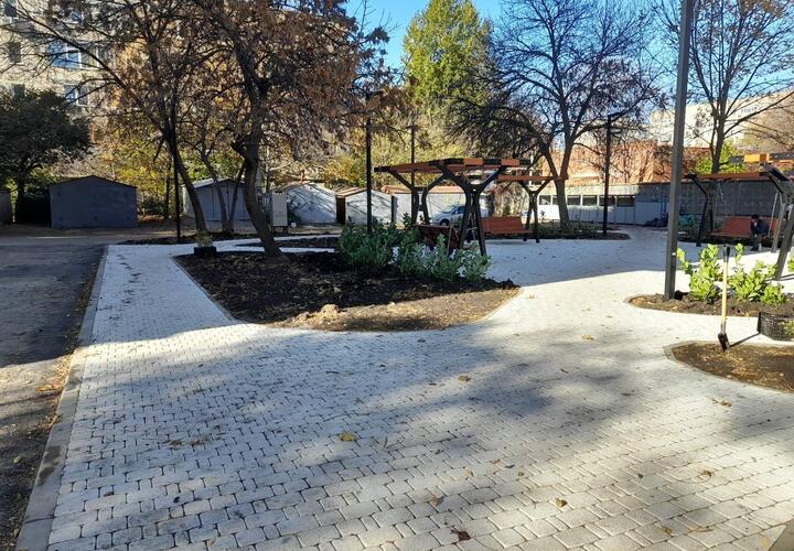 В Краснодаре на месте, где были десятки несанкционированных гаражей, откроется новый сквер