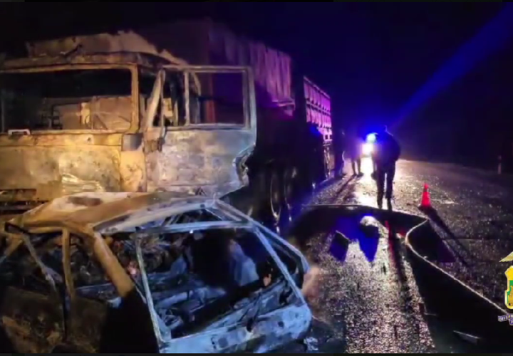 Два человека погибли на кубанской трассе в огненном ДТП