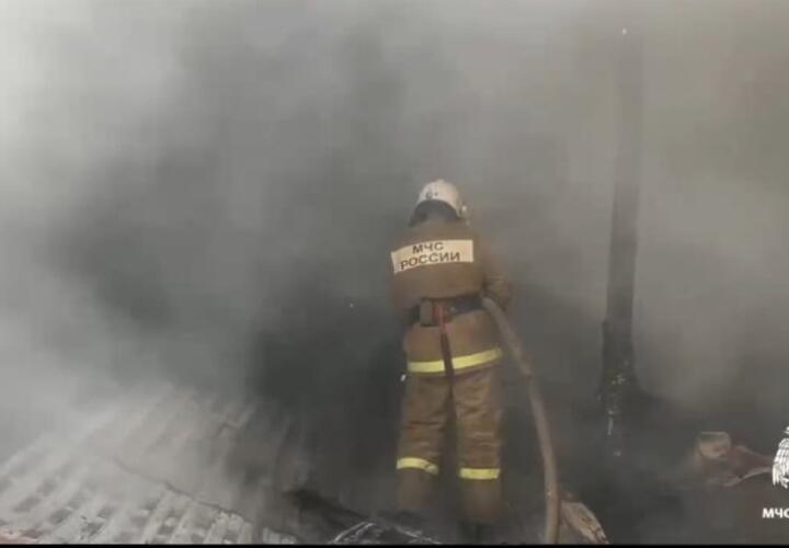 Мужчина пострадал при пожаре в Анапе