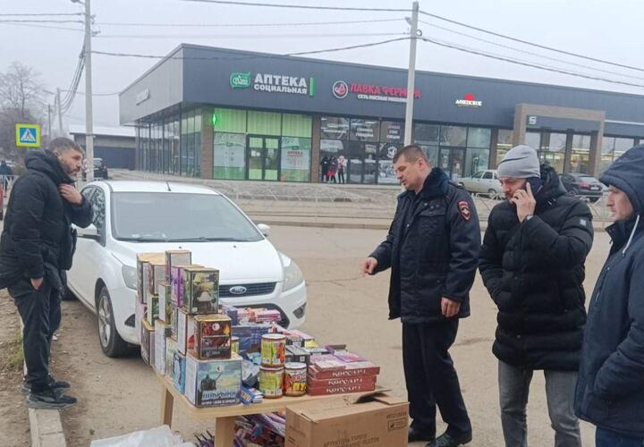 В Краснодаре наказывают продавцов фейерверков