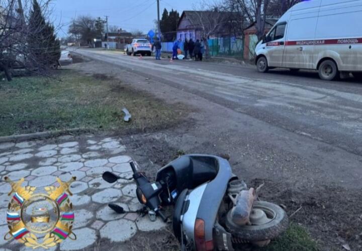 В Северском районе иномарка насмерть переехала водителя мопеда