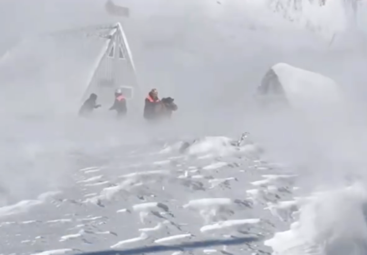 В снежный плен в горах Сочи попали три волонтера