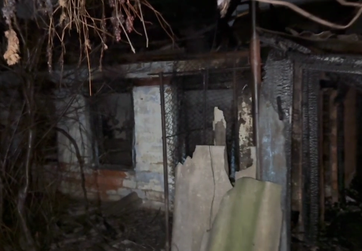 Краснодарец погиб в своем доме при пожаре