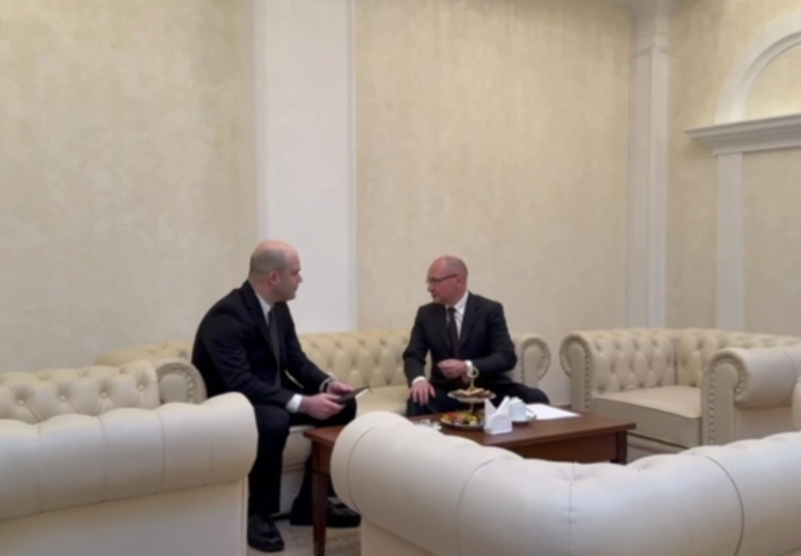 Российский политик встретился с и.о президента республики Валерием Бганба