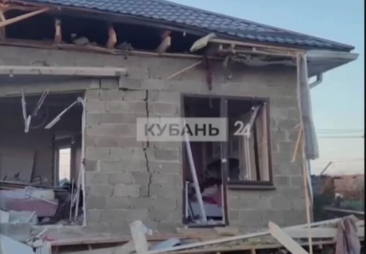 Беременная женщина находилась в  атакованном украинским  БПЛА доме в Афипском 