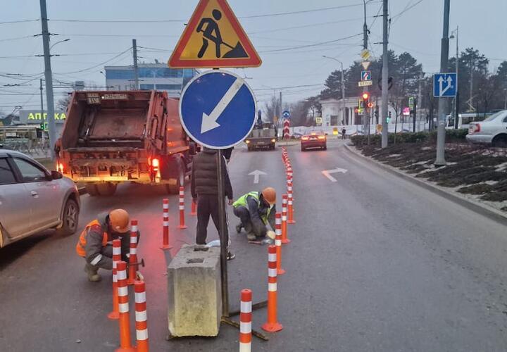 На одной из улиц Краснодара ограничат движение транспорта