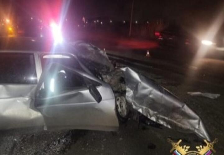 В Абинском районе Кубани иномарка протаранила ВАЗ на встречке, один человек погиб