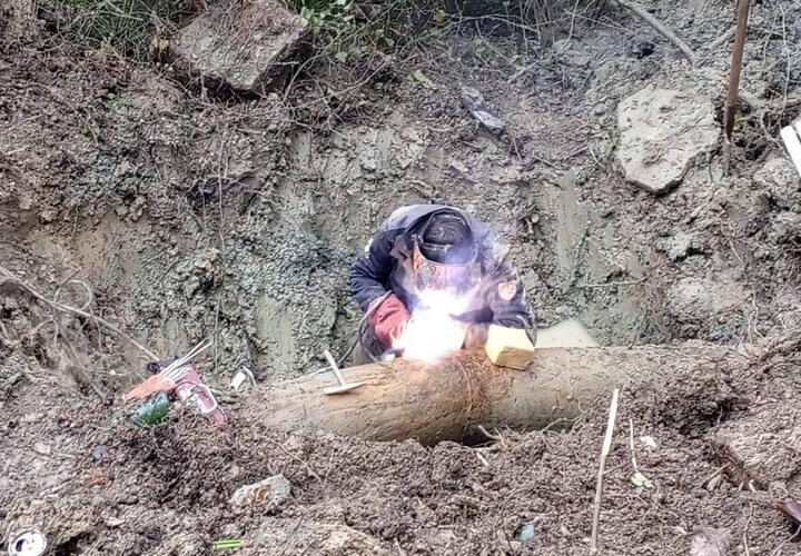 В Сочи большой оползень повредил водовод, без воды остались жители 10 улиц