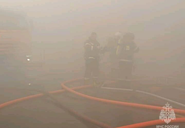 Как выглядит после серьёзного пожара Кооперативный рынок в Краснодаре