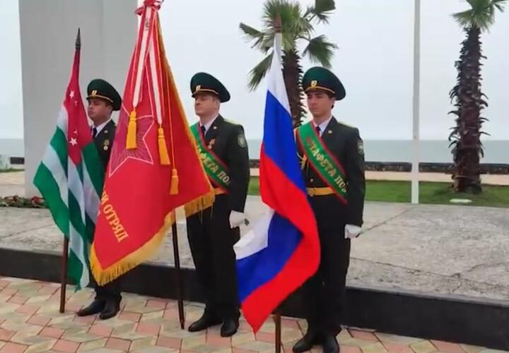 Акция «Эстафета Победы» прошла в абхазском городе Очамчир