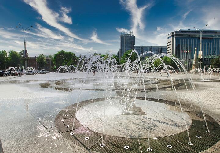  Стало известно, когда в Краснодаре запустят городские фонтаны