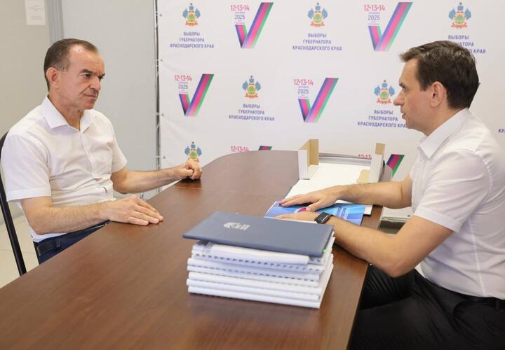 Вениамин Кондратьев подал документы для регистрации в качестве кандидата на должность губернатора Краснодарского края
