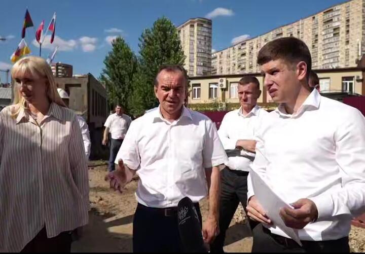 Губернатор Кубани назвал «хреновым» график строительства поликлиники в Краснодаре