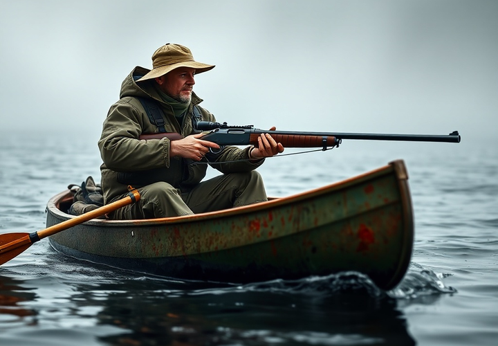 На Кубани пенсионер пошел с вилами, бил веслом и стрелял в человека, который помешал ему плыть на лодке