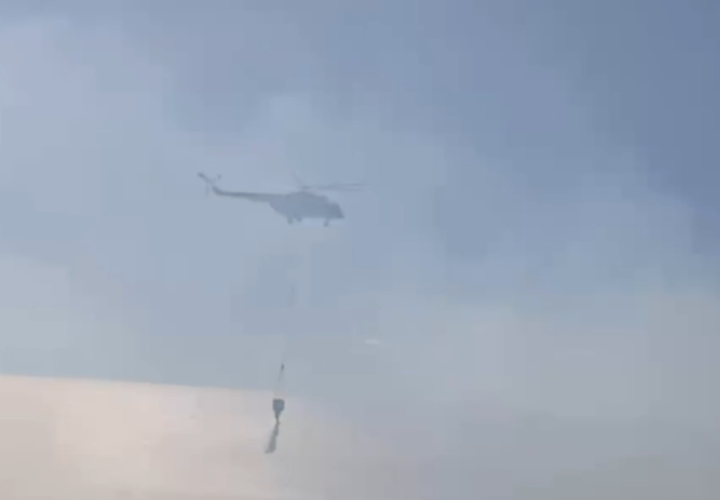 Площадь природного пожара под Анапой увеличилась до 7,3 гектара 