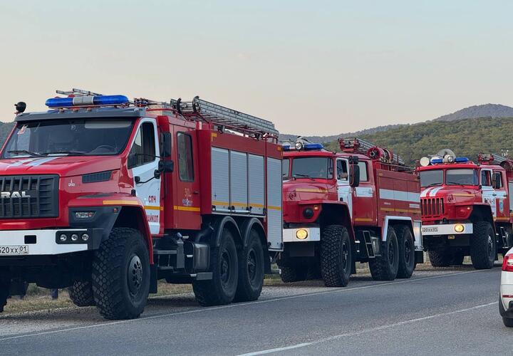 Пожар после падения БПЛА под Геленджиком разросся до 41,5 гектара